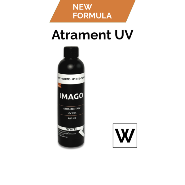 Atrament UV LED WHITE 100 ml lub 250 ml