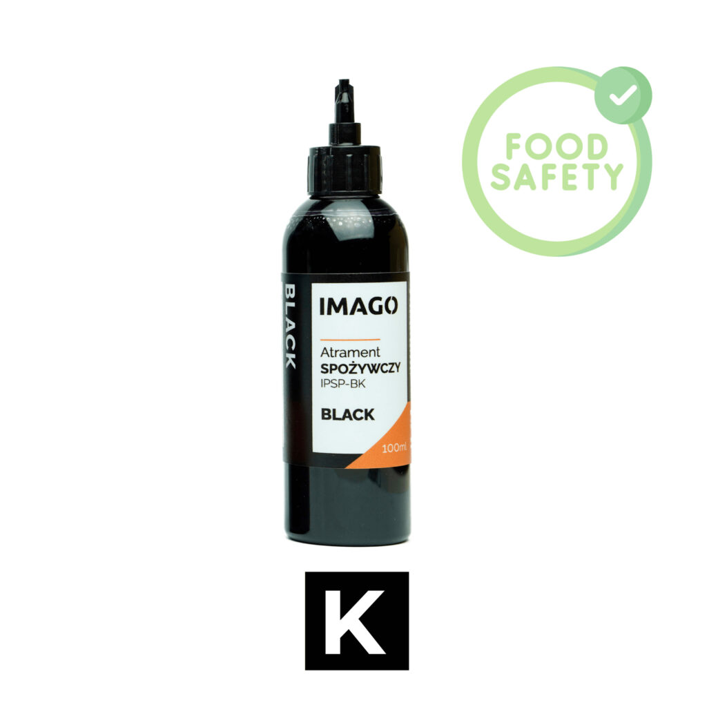 Food grade BLACK 100 ml | food safe ink from IMAGO Printer