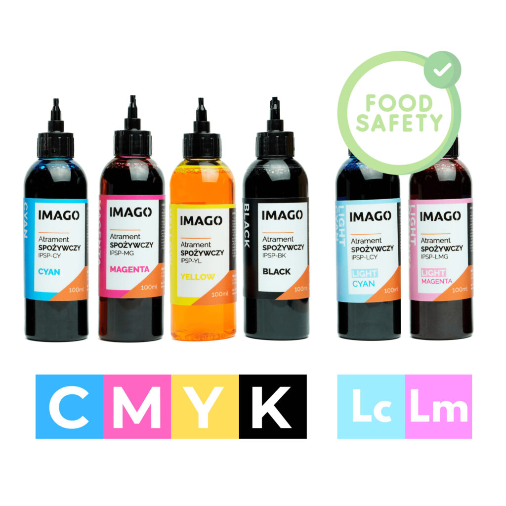 Food grade ink set for VULPES 6x100 ml | food safe inks from IMAGO Printer