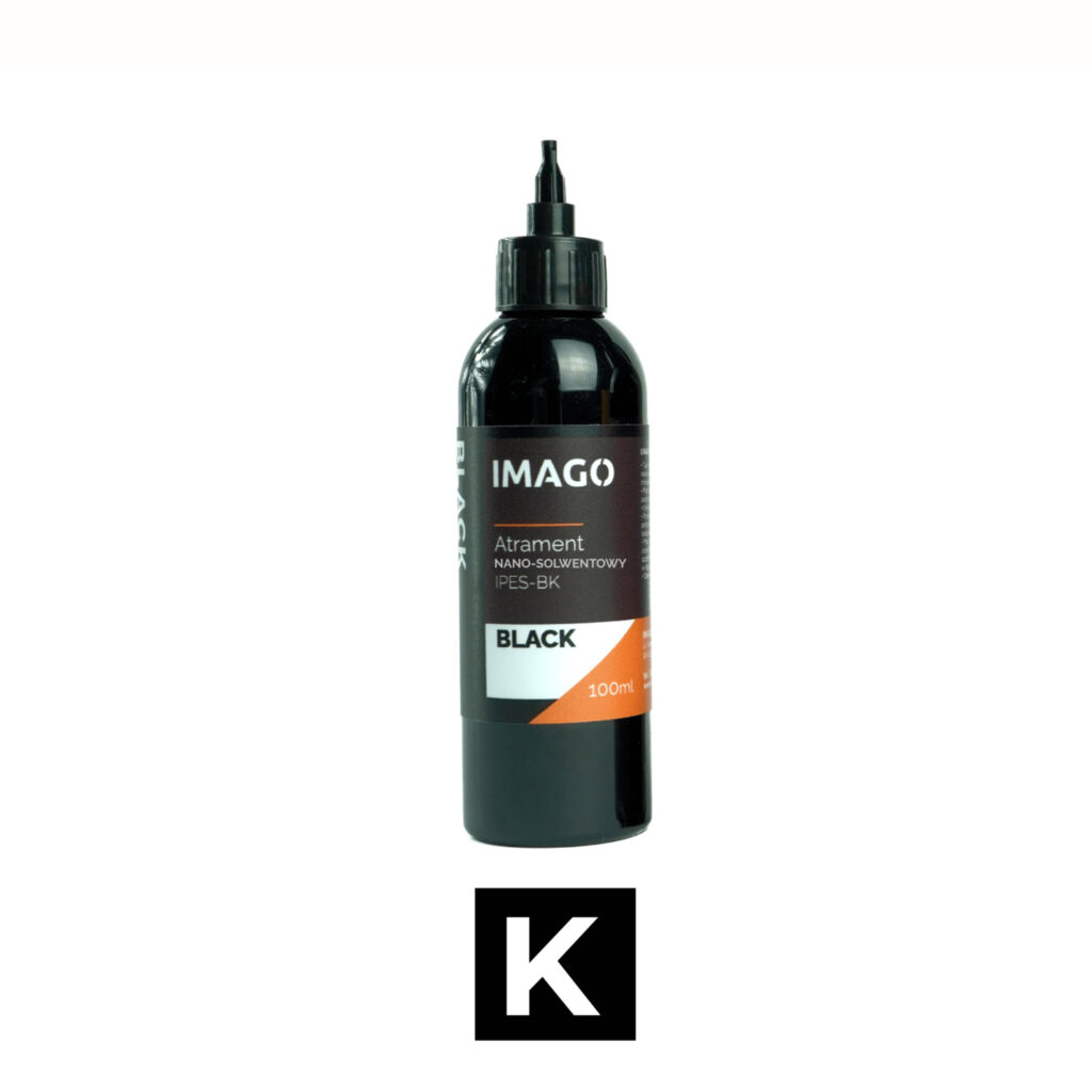 Nanosolvent Ink BLACK 100ml | Inks from IMAGO Printer