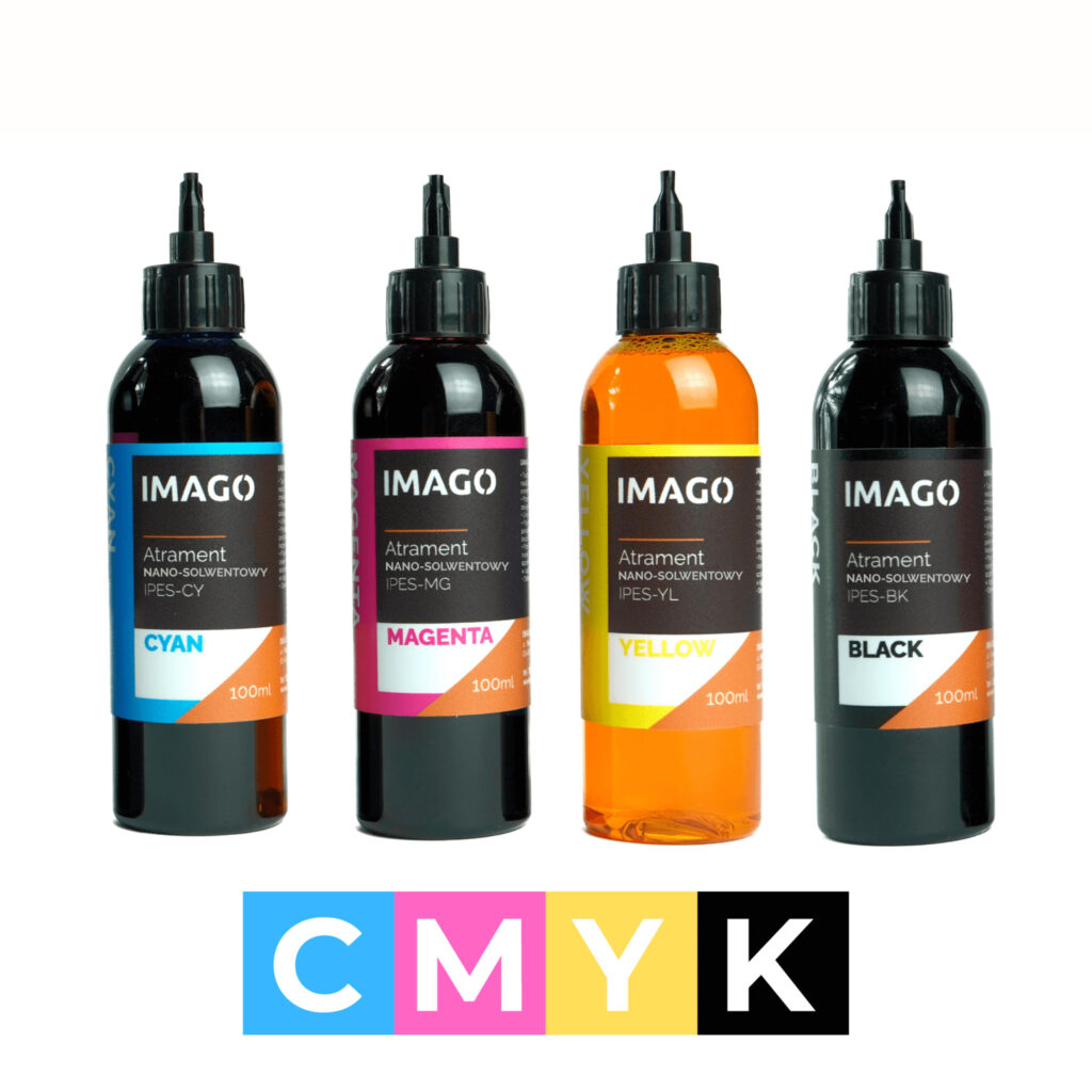 Nanosolvent Inks Set 4x100ml | Inks from IMAGO Printer