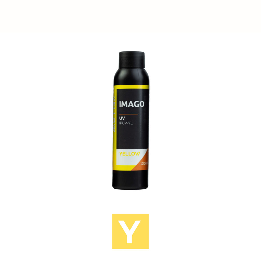 Ink UV LED YELLOW 100 ml or 250 ml | Ink from IMAGO Printer