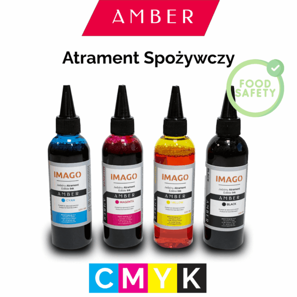 AMBER Zestaw atramentów spożywczych 4x100ml