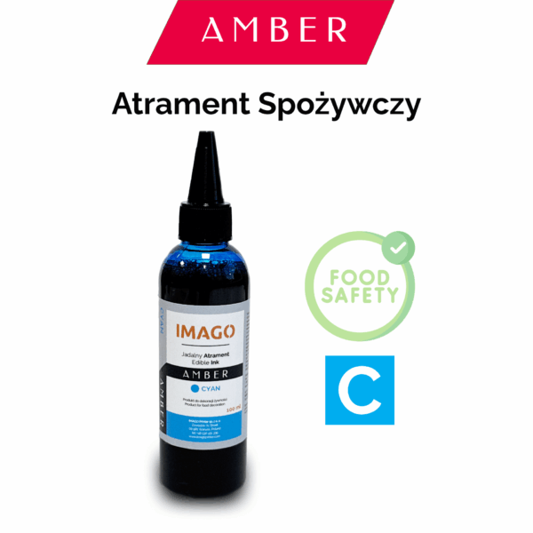 AMBER Atrament spożywczy CYAN 100ml