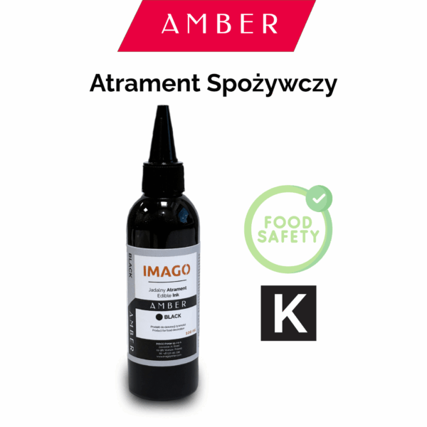 AMBER Atrament spożywczy BLACK 100ml