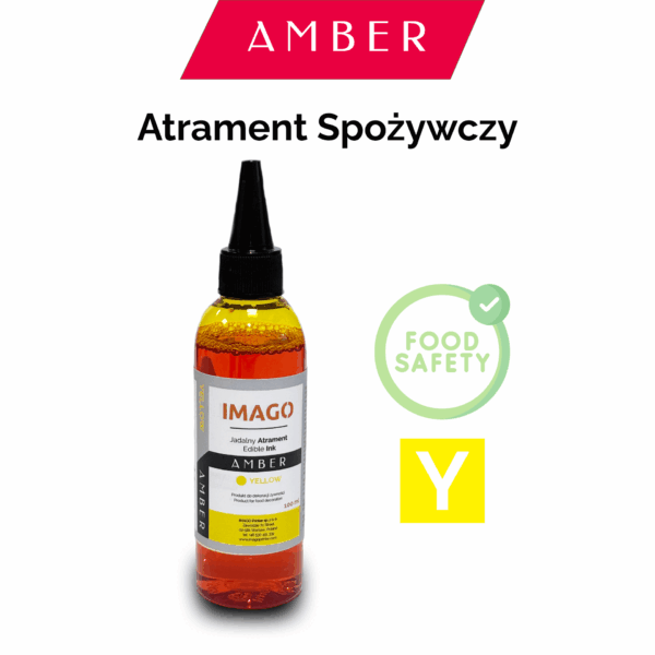 AMBER Atrament spożywczy YELLOW 100ml